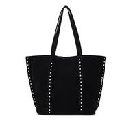 LXJYDN Bolsas de hombro Bolso De Hombro De Gamuza Decorado Con El Remache De Las Mujeres, Bolsas Para Cercanías De Gran Capacidad De Gran Capacidad De Gran Capacidad