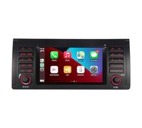 LXKLSZ Radio de Coche para BMW E39 E53 5 Series X5 M5 Compatible con inalámbrico Carplay/Android Auto con IPS Pantalla Táctil de Bluetooth/Mirror Link/FM/Am/USB