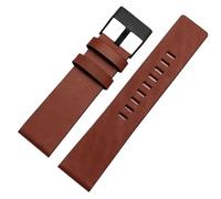 LXLAEOANG 22/24/26/28/30/32mm Leather Watch Strap Bracelet Watch Band Man's Quick Release Replacement Bands para hombres mujeres(A light brown-black,22mm)
