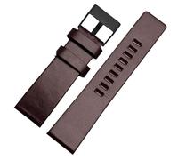 LXLAEOANG 22/24/26/28/30/32mm Leather Watch Strap Bracelet Watch Band Man's Quick Release Replacement Bands para hombres mujeres(A dark brown-black,28mm)