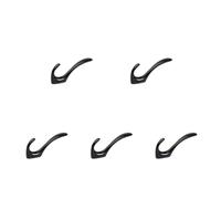 LXLAEOANG Colgador De Pared Gancho adhesivo for ropa de pared, aleación Zinc, accesorios ferretería for muebles pasillo modernos, ganchos multifuncionales for bata, 1/2/5 Uds(Style B 5pcs)