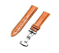 LXLAEOANG PU Leather Watchbands Business Replace Watch Band 18mm 20mm 22mm 24mm with Buckle Wristwatch Strap para hombres mujeres(Light Brown-s,20mm)