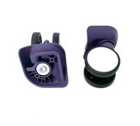 LXLAEOANG Ruedas para Maletas Ruedas Universales For Maletas De Viaje, Accesorios For Bolsos Y, Macro Prosperity Tourist Carry-On(Two Purple Wheels)