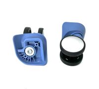 LXLAEOANG Ruedas para Maletas Ruedas Universales For Maletas De Viaje, Accesorios For Bolsos Y, Macro Prosperity Tourist Carry-On(Two Blue Wheels)