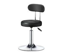 LXLAEOANG Sgabello con Rotelle Taburete Giratorio de Cuero sintético con Ruedas, Respaldo bajo, Altura Ajustable, for salón Trabajo, Dibujo y reposapiés(Color2)