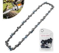 LXlingxin Cadena de motosierra de 16 pulgadas, 2 piezas de calibre de 50 pulgadas, paso LP de 3/8 pulgadas, 56 eslabones de transmisión para Chicago Sun Joe Harbor Freight Earthwise Greenworks Oregon.