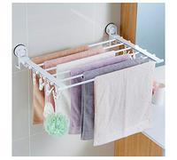 LXLTL Tendedero De Ropa Plegable Pared Hogar Baño Ventosa Toallero Plegable Sin Necesidad De Taladrar Tendedero Varios Clips