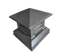 LXLTL Villa Sombrero de Chimenea de Aleación de Aluminio Cubierta de Chimenea para Estufa Sombrero de Chimenea,B,40x40cm