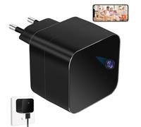 LXMIMI Cámara Oculta WiFi 5G, Cámara Espía con Cargador USB