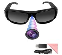 LXMIMI Deporte Gafas de Cámara, Gafas de Sol Cámara Oculta HD 1080P, Mini Deporte Gafas de Sol Cámara de Vídeo, Bicicleta/Motocicleta Cámara de Acción para Tomar Foto y Vídeo