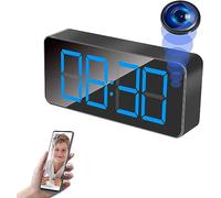 LXMIMI WiFi Cámara Espía, 2.4G/5Ghz WiFi Oculto Reloj Cámara HD 1080P Mini WiFicámara Espía con Detección de Movimiento y Visión Nocturna Apoyo Visión Remota