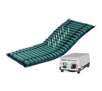 Lxn Colchón inflable antiescaras especial Colchón de una plaza Colchón antiescaras con orificio Fluctuación Sistema de cojín de colchón con bomba muda, Verde/Negro