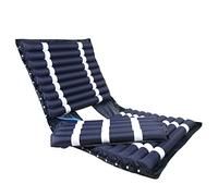 Lxn Colchón inflable antiescaras especial Colchón de una plaza Colchón antiescaras con orificio Fluctuación Sistema de cojín de colchón con bomba muda y orificio para el orinal (azul profundo)