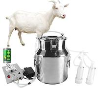 LXNQG Kit de máquina de ordeño de Cabra para ordeño de Vaca 14L Máquina de ordeño eléctrico portátil para la Vaca de Cabra doméstica