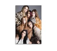 LXODGHE KATSEYE - Póster de arte musical coreano de grupo musical, 12 pósteres, pintura decorativa, lienzo, póster de pared e imagen artística moderna para decoración de dormitorio familiar, 20 x 30