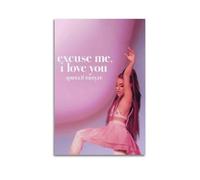 LXODGHE Póster de la película Ariana Grande, pintura decorativa, lienzo, póster de pared e imagen artística moderna para decoración de dormitorio familiar, 20 x 30 cm