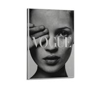 LXODGHE Póster decorativo de Kate Moss para pared, lienzo e impresión artística moderna para decoración de dormitorio familiar, 40 x 60 cm