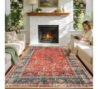 LXODOVZD Alfombra Salon Alfombras Habitacion Grandes Antideslizante Lavable Lavadora Moderna Carpete Dormitorio Sala Comedor Pie Cama Pelo Corto Carpet, Alfombras de Área 150x170cm/59.06x66.93inch