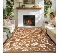 LXODOVZD Alfombra Salon Alfombras Habitacion Grandes Antideslizante Lavable Lavadora Moderna Carpete Dormitorio Sala Comedor Pie Cama Pelo Corto Carpet, Alfombras de Área 150x210cm/59.06x82.68inch