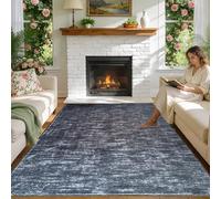 LXODOVZD Alfombra Salon Alfombras Habitacion Grandes Antideslizante Lavable Lavadora Moderna Carpete Dormitorio Sala Comedor Pie Cama Pelo Corto Carpet, Alfombras de Área 140x150cm/55.12x59.06inch