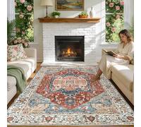 LXODOVZD Alfombra Salon Alfombras Habitacion Grandes Antideslizante Lavable Lavadora Moderna Carpete Dormitorio Sala Comedor Pie Cama Pelo Corto Carpet, Alfombras de Área 150x200cm/59.06x78.74inch