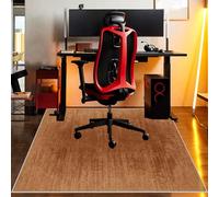 LXODOVZD Protector Suelo Silla Ruedas, Alfombra Silla Gaming, Alfombrilla de Protección para Suelos Duros, Tapete de Protección de Madera/baldosas, Protector Suelo Silla de Escritorio 130 x 150 cm