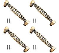 Lxoraziy 4 Piezas Manijas Muebles Vintage, Tirador de Puerta Jaula Pájaros, Tiradores Cajón con Tornillo, Para Armarios Con Puertas Cajones, Baño, Hogar Cocina, Hotel