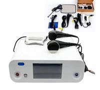 LXPINGMM 448 KHz CET Ret Tecar Fisioterapia Fisioterapia Diatermia Máquina de Manejo del Dolor con 8 Estaciones de Trabajo,3 Asas y 1 Placa Negativa,para Reafirmar La Piel,Pérdida