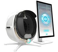 LXPINGMM Analizador Facial Profesional de Piel, Detector Inteligente de Piel, imágenes con IA de 13.3/21.5", Herramienta de diagnóstico Facial para Salones de Belleza y spas White-21.5in