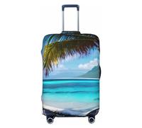 LXqlSS Fundas de equipaje de playa de Tahití aprobadas para maleta, protector de maleta para equipaje de 18 a 32 pulgadas, playa de Tahití, XL, Playa de Tahití, XL