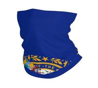 LXqlSS Máscara facial con estampado de bandera del estado de New Hampshire, bufanda de enfriamiento solar, pasamontañas para hombres y mujeres