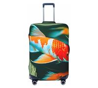 LXqlSS Pretty Koi Fish - Fundas de equipaje aprobadas para maleta, protector de maleta para equipaje de 18 a 32 pulgadas, bonito pez koi, S, Bonito pez koi, S