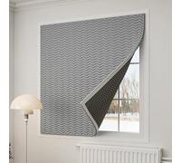 LXRHLIKG Aislante Termico Ventanas, Termico para Ventanas de 3 Capas, Tela Oxford 420D Gruesa, con Tira Adhesiva, Ideal para Sótanos de Casas Rodantes(Gray,180x150cm/71x59in)