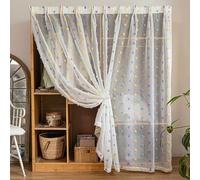 LXRHLIKG Cortinas para Armarios, Cortina de Polvo, a Prueba de Polvo y Humedad, con Rieles Deslizantes Autoadhesivos, para Armarios, Estanterías y Lavadoras(140x140cm/55x55in)