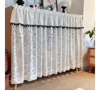 LXRHLIKG Cortinas para Armarios sin Puertas, Cortinas de Gabinete, con Pliegues, Rieles Deslizantes Autoadhesivos, para Armarios, Estanterías, Fregaderos y Lavadoras(100x150cm/39x59in)