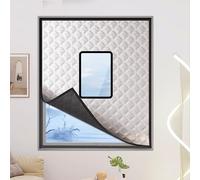 LXRHLIKG Termico para Ventanas, Aislante Ventana Fabricadas con Grafeno y Cristal de Titanio, se Pueden Guardar Fácilmente, Incluyen una Lámina Transparente de PVC(100x100cm/39x39in)