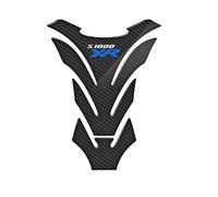 LXSKJ Pegatina para carrocería para BMW 1000XR S1000 XR S 1000XR Motocicleta Tanque De Combustible Almohadilla Cubierta Protector Calcomanía Pegatinas(White and Blue)