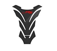 LXSKJ Pegatina para carrocería para BMW R1250RS R 1250 RS R1250 RS, Cubierta Protectora para Almohadilla De Tanque De Combustible De Motocicleta, Pegatinas De Fibra De Carbono(Rosso)