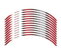 LXSKJ Pegatina para carrocería para Honda Varadero XL1000V XL 1000 V 1999 2000 2001 2002 2003 2004-2012 Pegatina para Rueda De Motocicleta Pegatina De Llanta Accesorios A Rayas(Rosso)