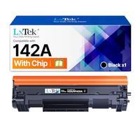 LxTek 142A Tóner con Chip compatibles para tóner HP Laserjet M140W para HP 142A W1420A 142X W1420X para Laserjet Pro M110w M110 MFP M140w M140 M139w M139 (Negro, 1 Paquete)