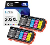 LxTek 202XL Compatible Multipack para Cartuchos Epson 202 XL para Cartuchos Epson XP 6100 para Epson Expression Premium XP-6100 XP-6000 XP-6105 XP-6005 XP-6001 (10-Pack)