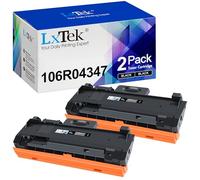 LxTek Cartucho de tóner B205/ B210/ B215 de repuesto para 106R04347 106r04346 uso para impresora Xerox B215 B215DNI B205NI B210DNI B205MFP B215MFP de alto rendimiento 6000 páginas (2 negros)