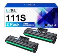 LxTek - Cartucho de tóner Compatible para Samsung MLT-D111S D111S D11L para Xpress M2026 M2026W M2070 M2070W M2020W M2022W M2022 M2020 M2070FW (Negro, 2-Pack)