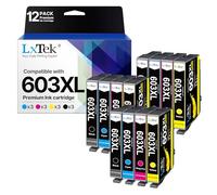 LxTek Cartuchos de impresora 603 XL 603XL compatibles con Epson 603 XL Multipack para Epson XP 3105 Cartuchos de impresora para impresoras Expression Home XP-3100 XP-3105 XP-4100 XP-4105 XP-2810 XP