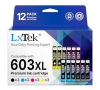 LxTek Cartuchos de impresora 603 XL 603XL compatibles con Epson 603 XL Multipack para Epson XP 3105 Cartuchos de impresora para impresoras Expression Home XP-3100 XP-3105 XP-4100 XP-4105 XP-2810 XP