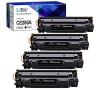 LxTek CE285A 85A Tóner Compatible para HP 85A Tóner CE285A para HP Laserjet P1102W P1102W Tóner P1102 M1212NF M1132MFP M1217NFW M1212 M1132 M1210 M1210MFP P1109 (4 Negro)