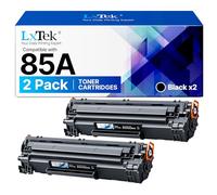 LxTek CE285A 85A Tóner Compatible para HP 85A Tóner para HP Laserjet P1102W P1102W Tóner P1102 M1212NF M1132MFP M1217NFW M1212 M1132 M1210 M1210MFP P1109 (2 Negro)