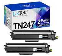 LxTek TN247 - Tóner compatible con Brother TN 247 TN 243 TN-243BK para Brother DCP-L3550CDW DCP-L3510CDW MFC-L3750CDW MFC-L3730CDN L3710CW L3770CDW HL-L3210CW L3230CDW L3270CDW (2 Negro)