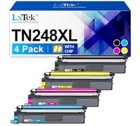 LxTek TN248 TN248XL TN248 XL Cartucho de tóner Compatible para Brother TN 248 XL TN248XL para DCP-L3560CDW MFC-L8390CDW MFC-L3760cdw DCP-L3520cdwe HL-L8240cdw HL-L3240cdw MFC-L8340cdw (40cdw -Pack)