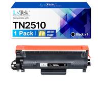 LxTek TN2510 TN 2510 para Brother HL-L2400DWE Toner TN2510 Toner 2510 TN 2510 TN-2510 TN-2510 Cartucho de tóner Negro Compatible para Brother MFC-L2800DW MFC-L2827D MFC-L2835DW MFC-L2866 0DW(1 Negro
